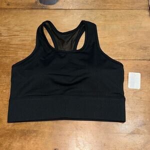 Woman’s Black Sports Bra Size medium